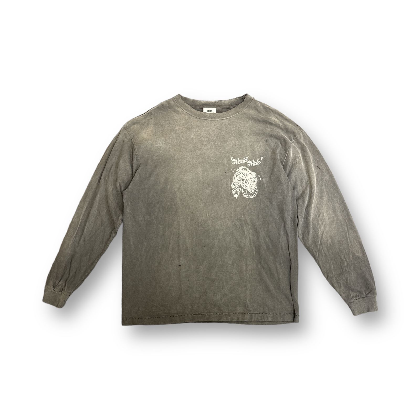SAINT MICHAEL × BORN × RAISED 22AW L/S T-Shirt Born Saint Black 