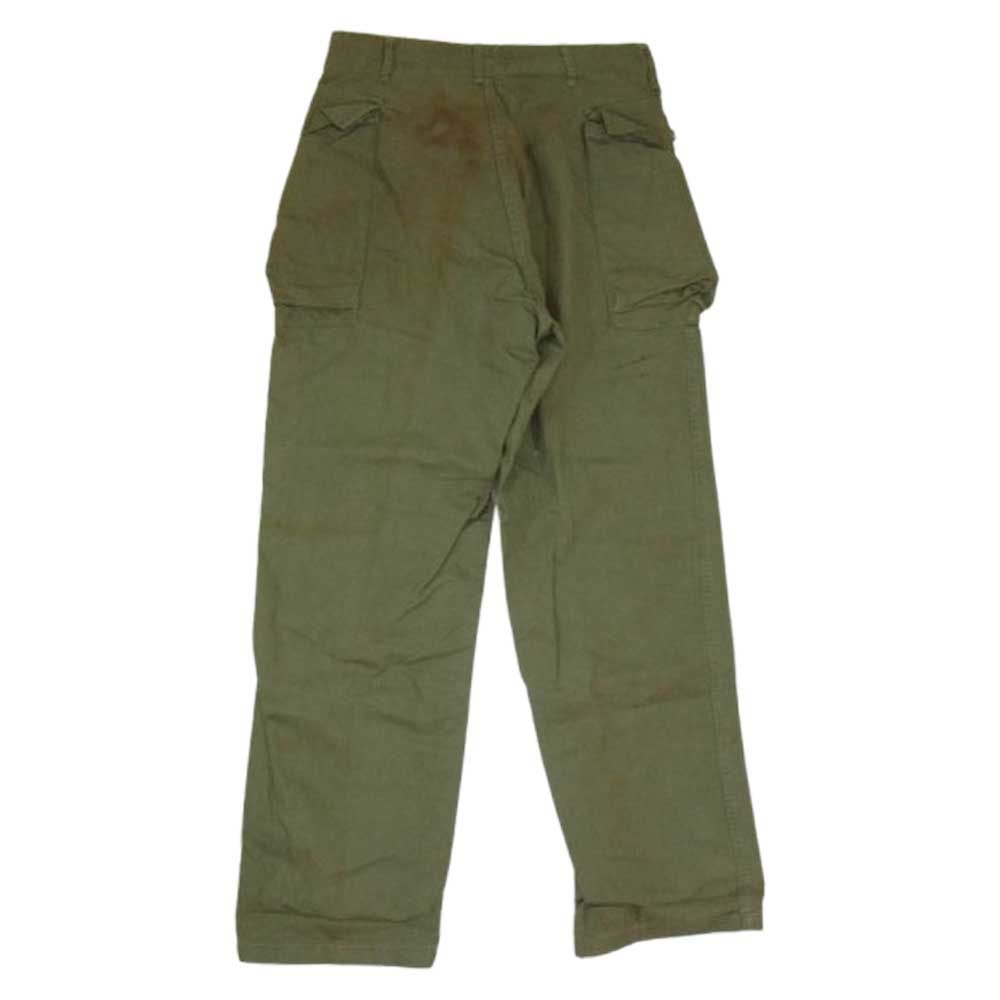 く*ん様 40s m-43 米軍 U.S.ARMY 40s M-43 HBT ヘリンボーン カーゴ パンツ カーキ系 32