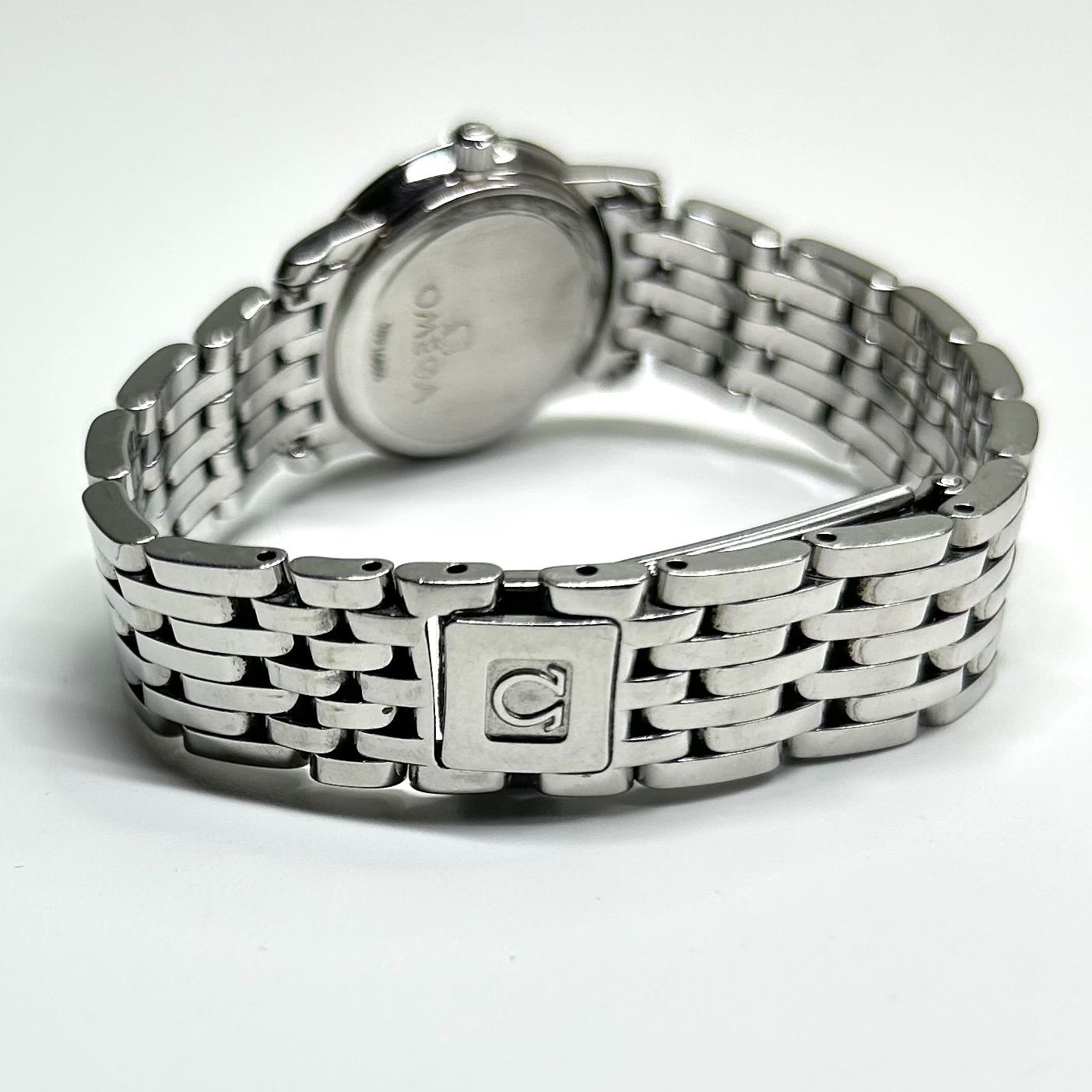 ✨OMEGA✨オメガ✨デビル✨クォーツ✨シルバー文字盤✨レディース✨腕時計✨ OMEGA 【ノベルティープレゼント】 オメガ レディース 時計