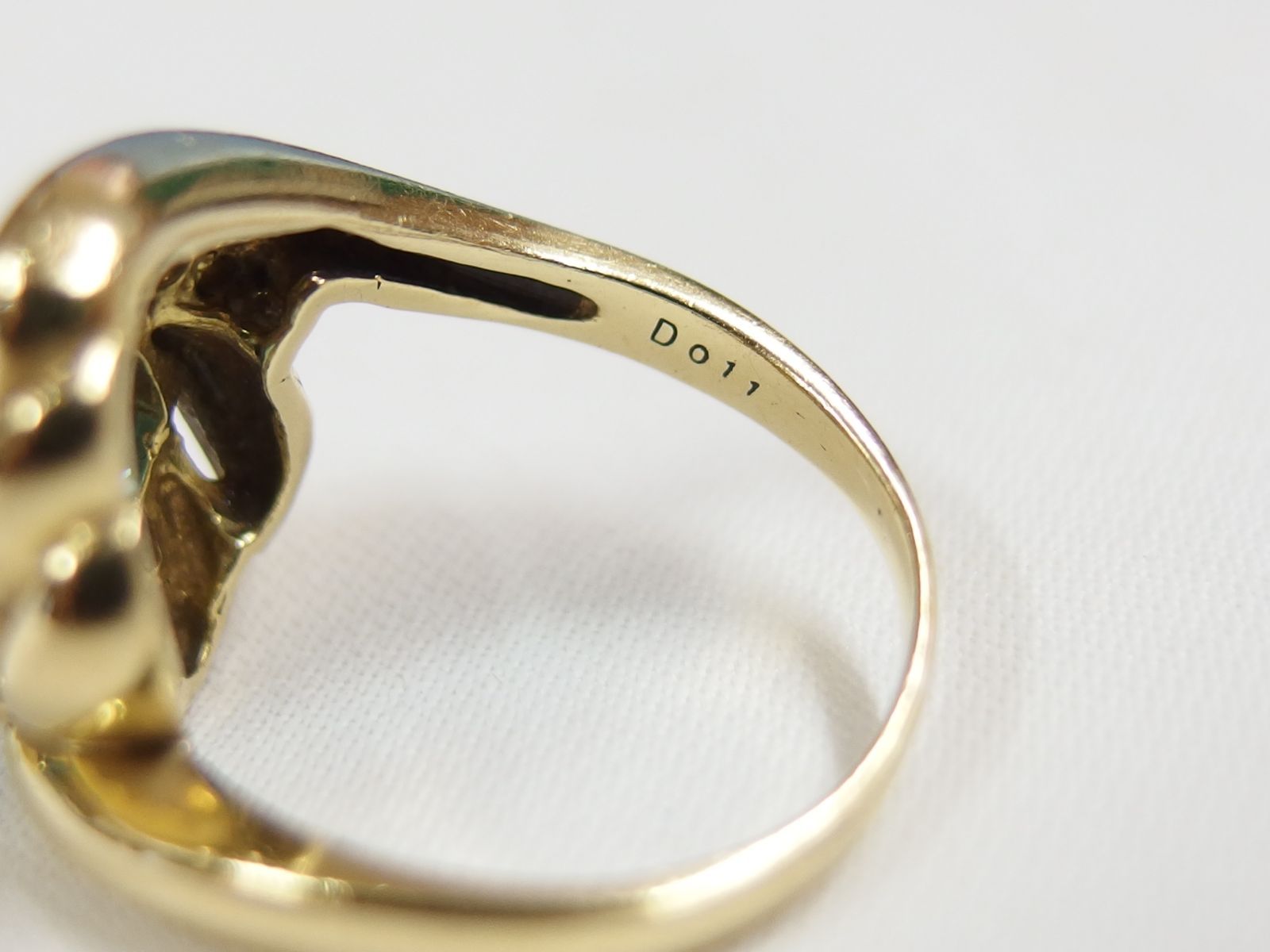 K18 ダイヤ0.11ct ブルートパーズ リング 14号 R4283 WWW_SIROKUMA-CORPORATION_COM