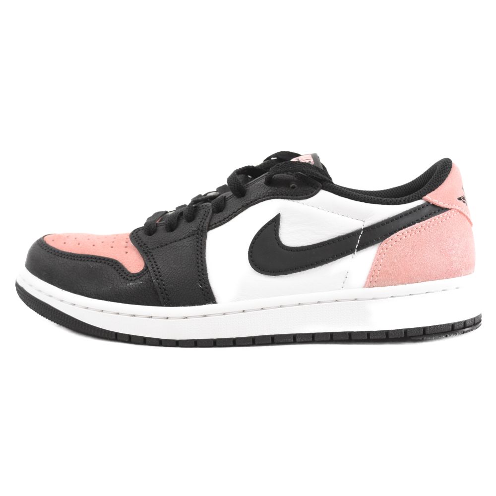 NIKE (ナイキ) AIR JORDAN 1 LOW OG BLEACHED CORAL エアジョーダン1ローブリーチドコーラル  ローカットスニーカー ピンク US9.5/27.5cm CZ0790-061 - メルカリ