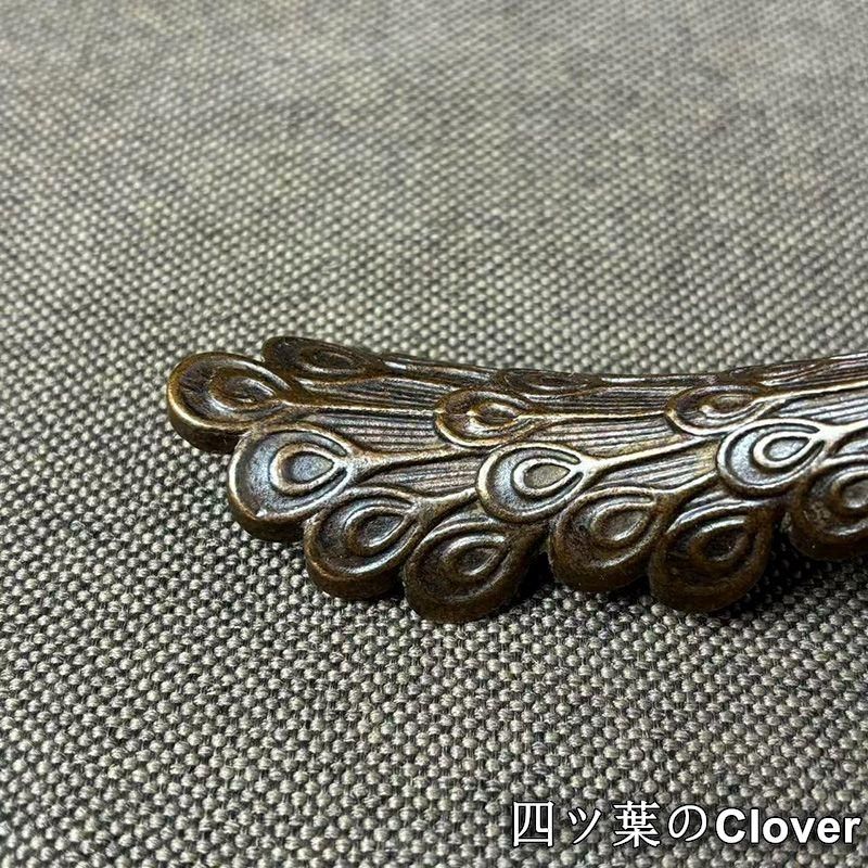 銅器 孔雀 茶道具 茶寵 筆架 文鎮 書架 装飾品 工芸品 置物 - メルカリ