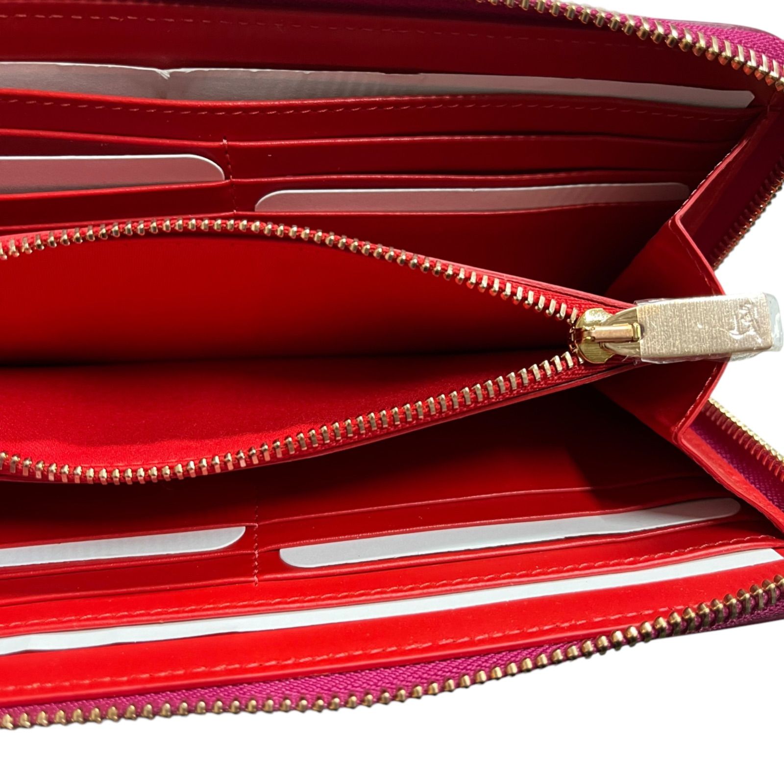 ○未使用 クリスチャンルブタン Christian Louboutin 長財布 ピンク 