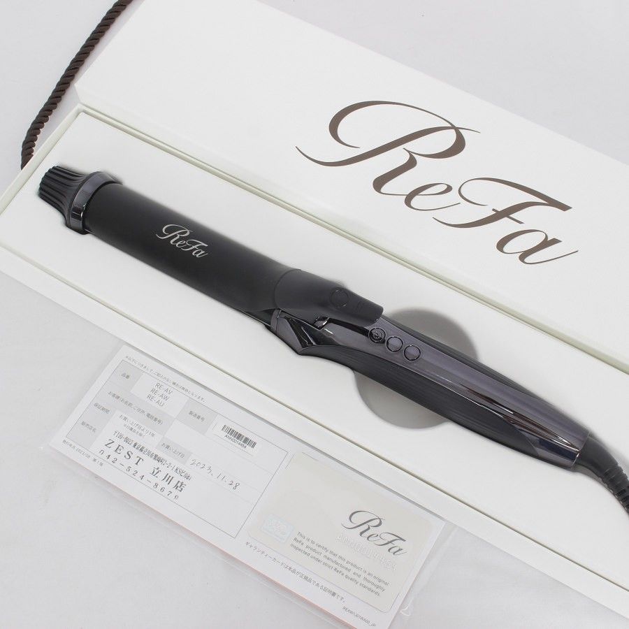 【美品】MTG ReFa CURL IRON PRO 32 RE-AW-03A ブラック 32mm リファカールアイロン プロ ヘアアイロン 本体