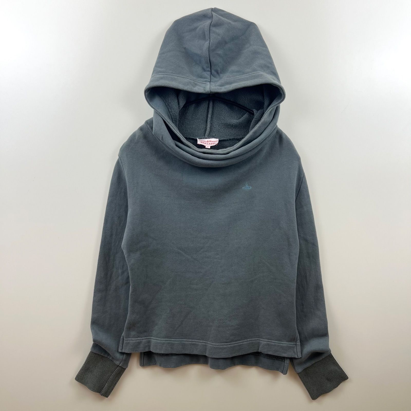 ヴィヴィアンウエストウッドレッドレーベル　変形パーカー　オーヴ　土星　ファスナー Vivienne Westwood RED LABEL archive orb deformation hoodie