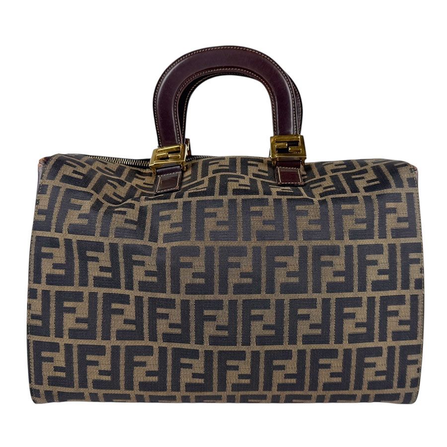 フェンディ FENDI ハンドバッグ ボストンバッグ ズッカ - メルカリ