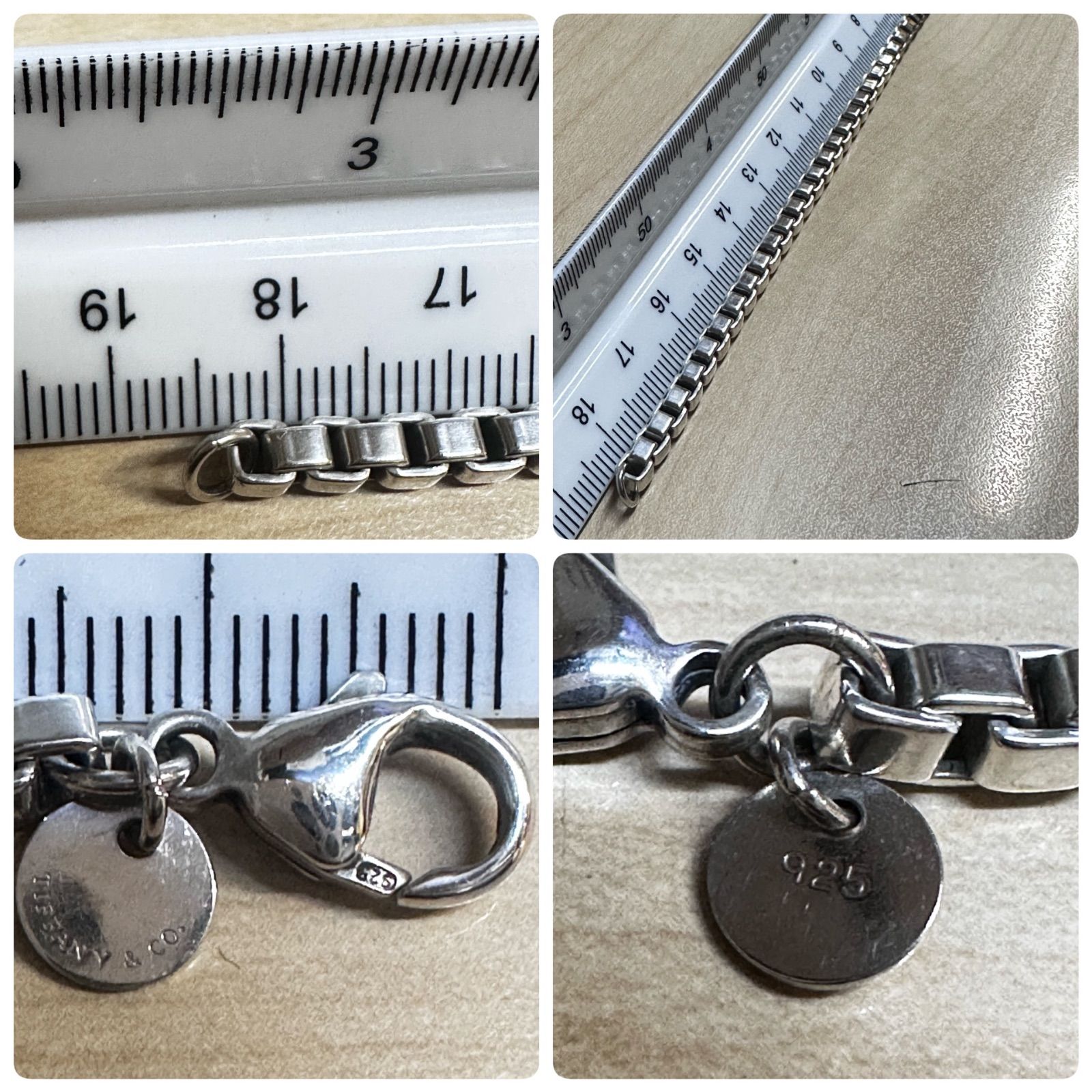 美品✨ティファニー ベネチアンブレスレット 19.5センチ 楽天市場】TIFFANY&Co. ティファニー ベネチアン ブレスレット