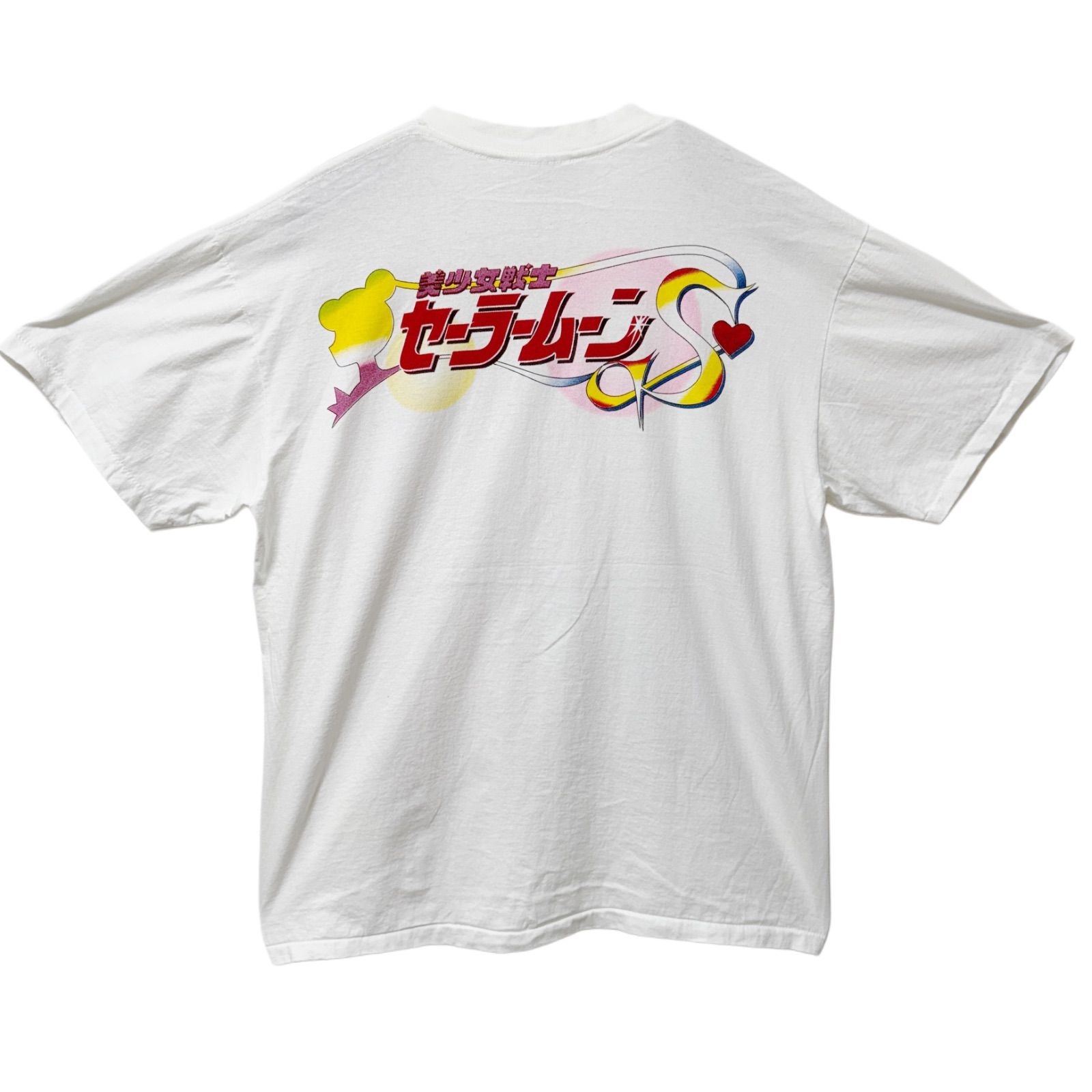 セーラームーン Tシャツ XLサイズ ホワイト 90s USA製