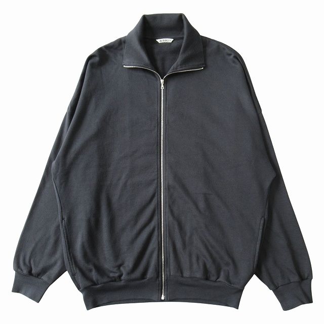 トップス 25SS SUPER HIGH GAUGE SWEAT ZIP CARDIGAN Namu Shop - Auralee Super High Gauge Sweat Zip Cardigan - Black