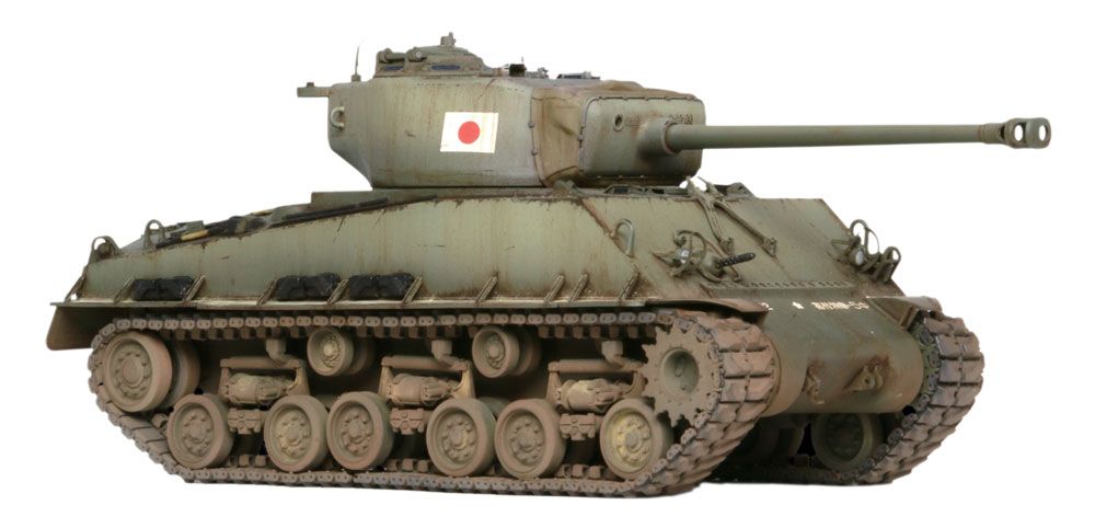 未使用品】アスカモデル 1/35 陸上自衛隊 M4A3E8 シャーマン イージー