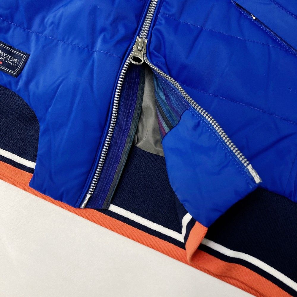 サイズ：M KAPPA GOLF カッパゴルフ 2way 中綿ジャケット ブルー