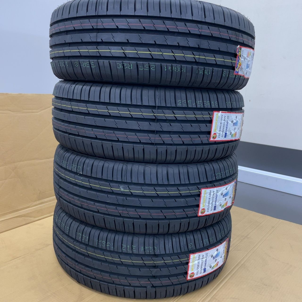 235/55R18 MINERVA ECOSPEED2 SUV 4本 MINERVA 4本セット 235/55R18 タイヤ サマータイヤ ミネルバ