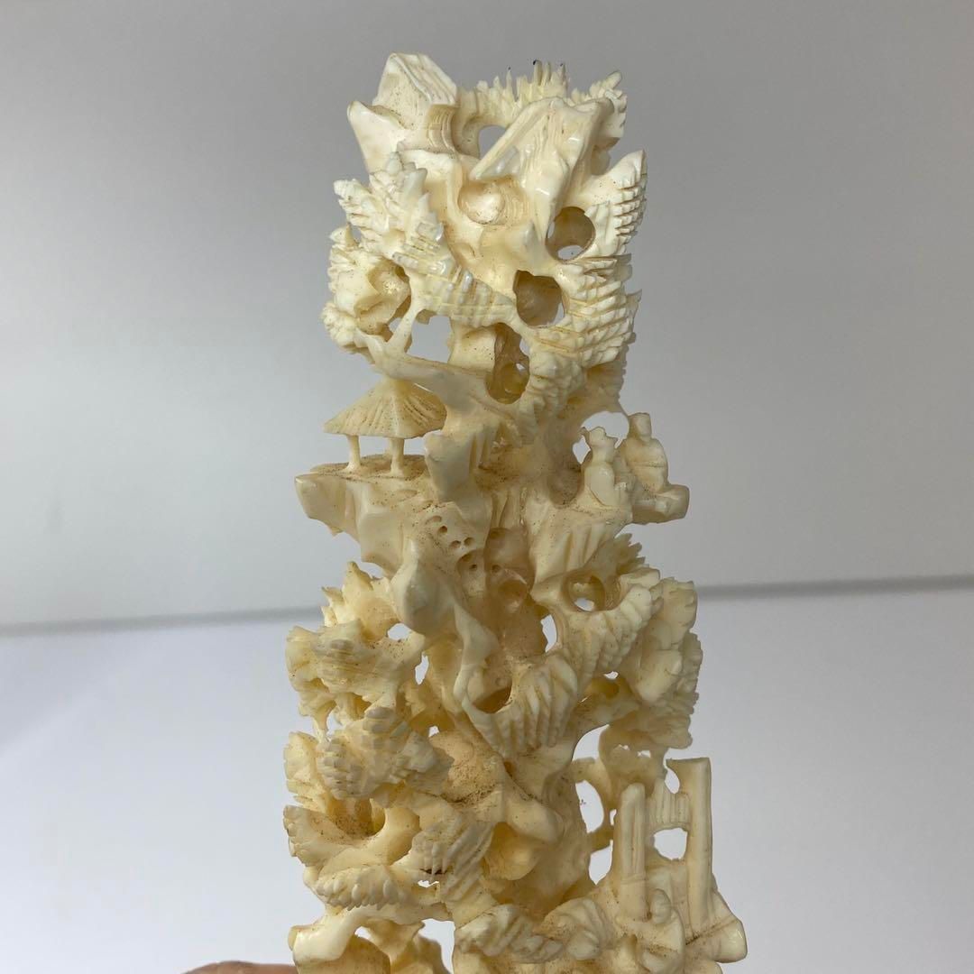 上 透かし彫 置物 東さ5-0716④