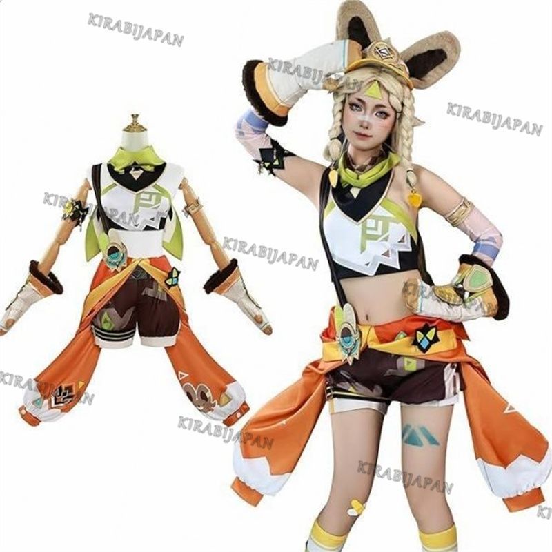 原神 げんしん カチーナ コスプレ衣装 豪華版 フルセット コスプレ衣装 アクセサリー ウィッグ-靴追加 可 コスチューム cosplay 演出服 舞台装 クリスマス 学園祭 プレゼント 化祭 ハロウイーン パーティー 変装