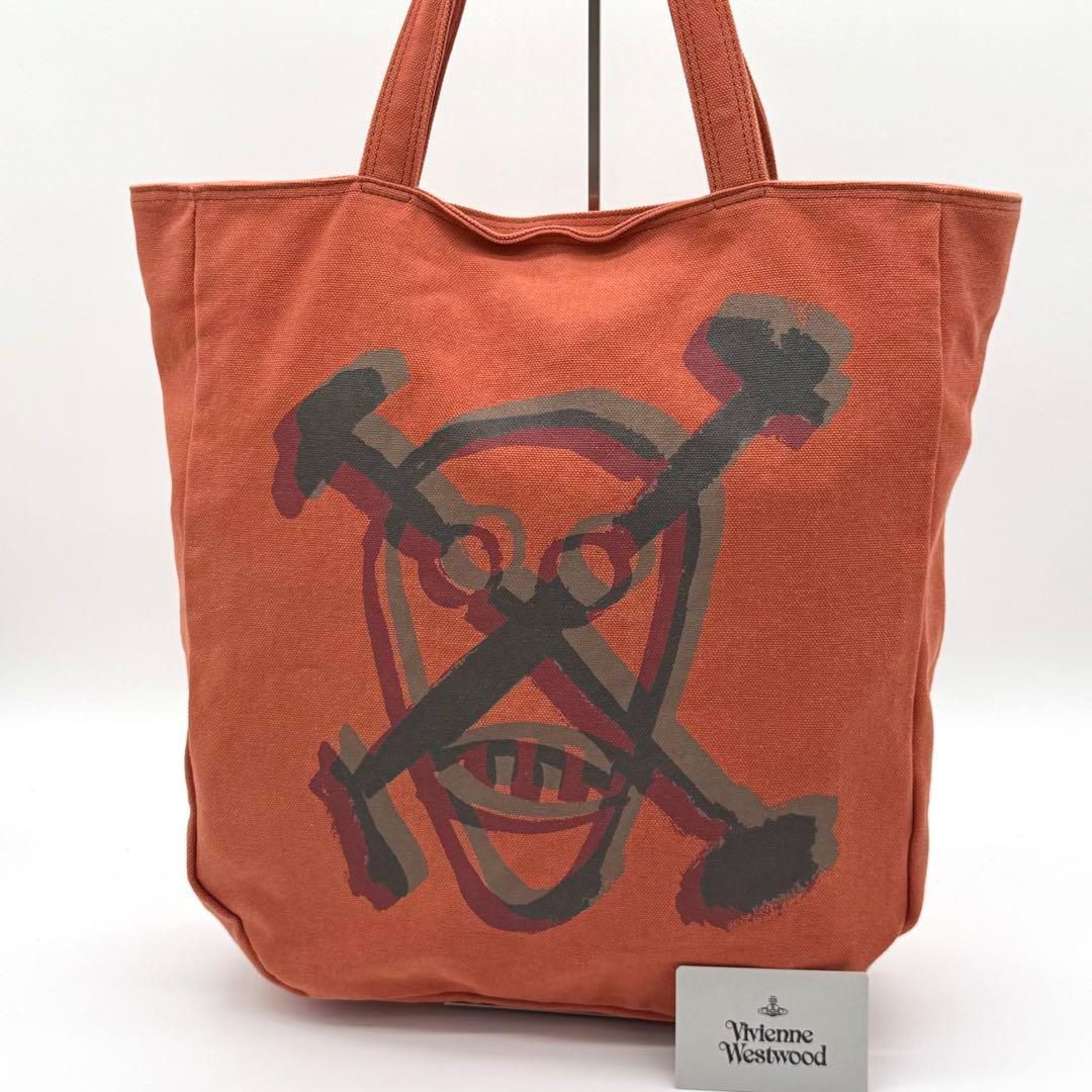 【美品】Vivienne トートバッグ BIGトート ドクロ キャンバス 美品】Vivienne トートバッグ BIGトート ドクロ キャンバス - メルカリ