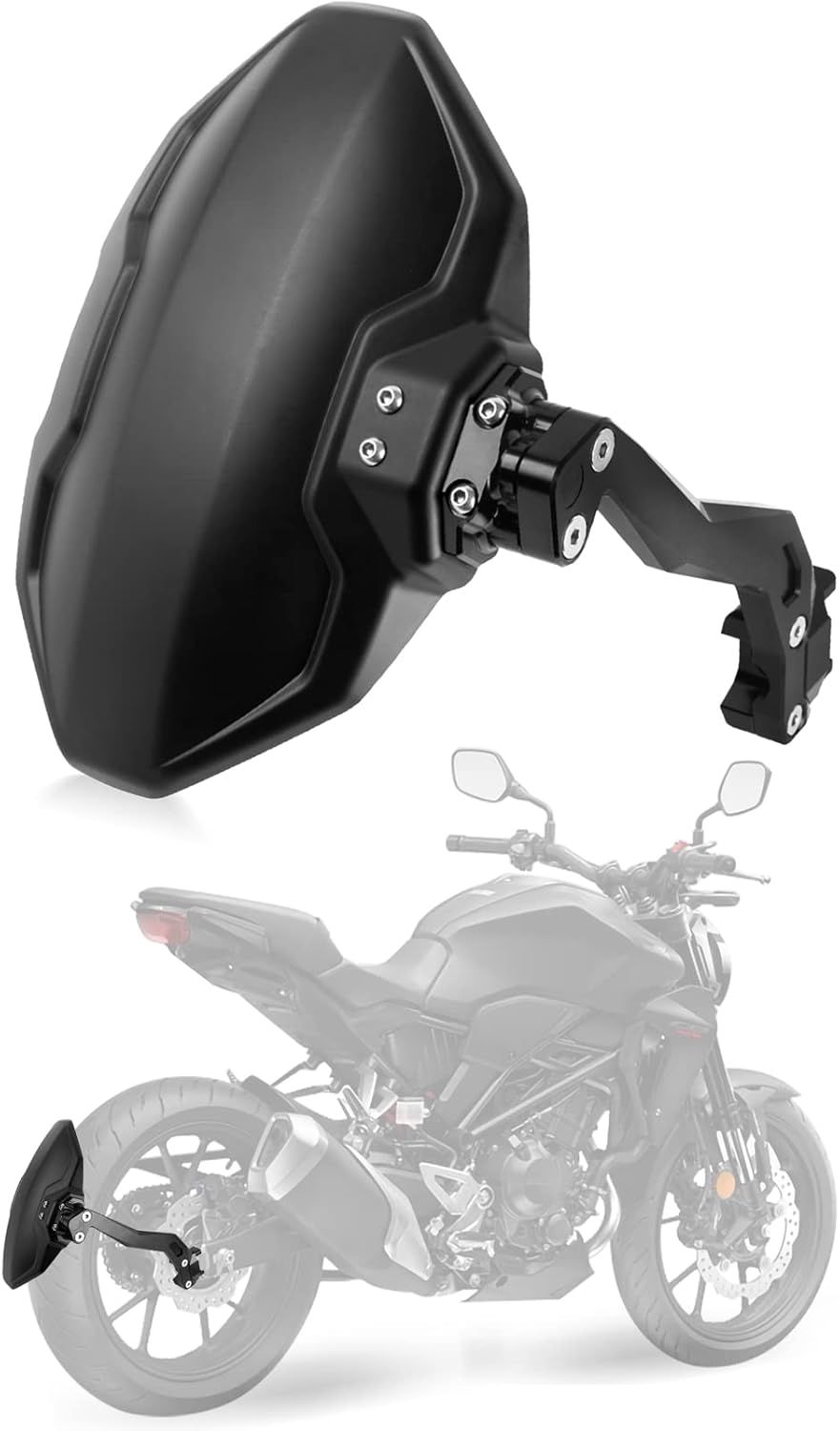 オートバイリアフェンダーマッドガードスプラッシュガードカバーホンダ NT1100 CB1100X NT 【シマリス】 🏃 1