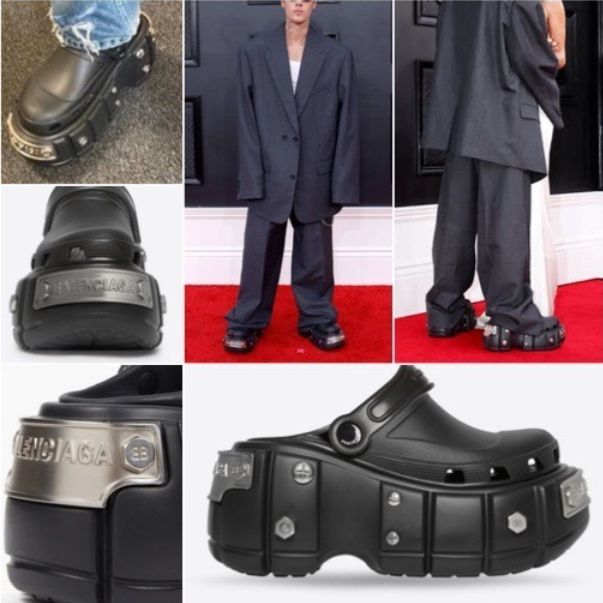 BALENCIAGA - バレンシアガ HARDCROCS プラットフォームスタッズ