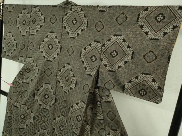 平和屋着物□希少 本場大島紬 龍郷絣 逸品 未使用 DZAA7530kh5