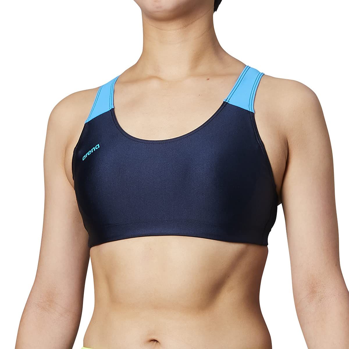 arena(アリーナ) 競泳水着 トレーニング用レディース ブラトップ Sサイズ FSA-0651W [ネイビー×ブルー(NVBU)] [FSA-0651W] [S]