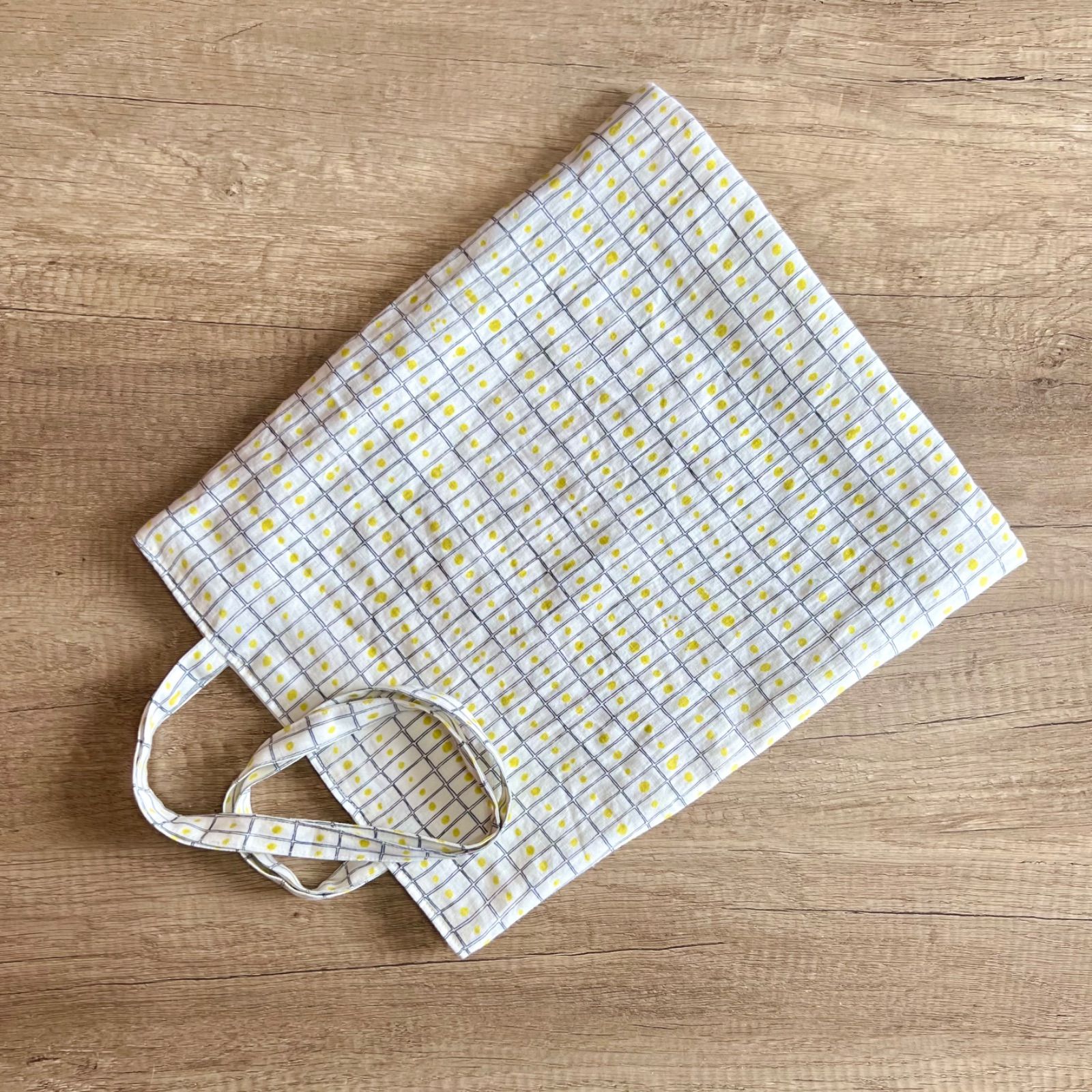 ミナペルホネンハンドメイド縦長トートバッグ - メルカリ