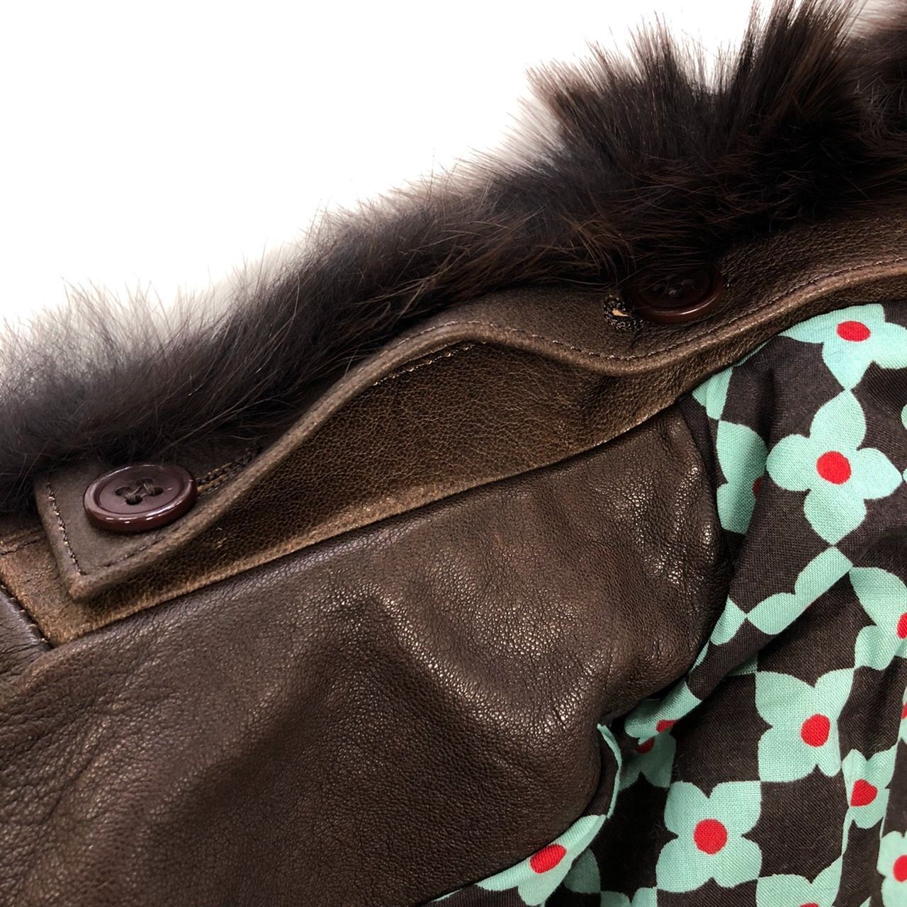KENZO レザー ジャケット ファー 40 サイズ