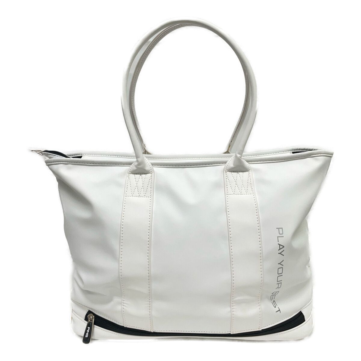 中古 ピン PING ボストンバッグ ホワイト 白 トートバッグ ロッカー