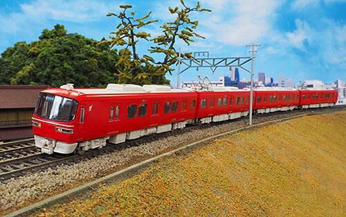 GREENMAX 名鉄1380系 4両セット　【美品】 名鉄 1380系 4輛編成セット (動力付き) (4両セット) (塗装済み完成品