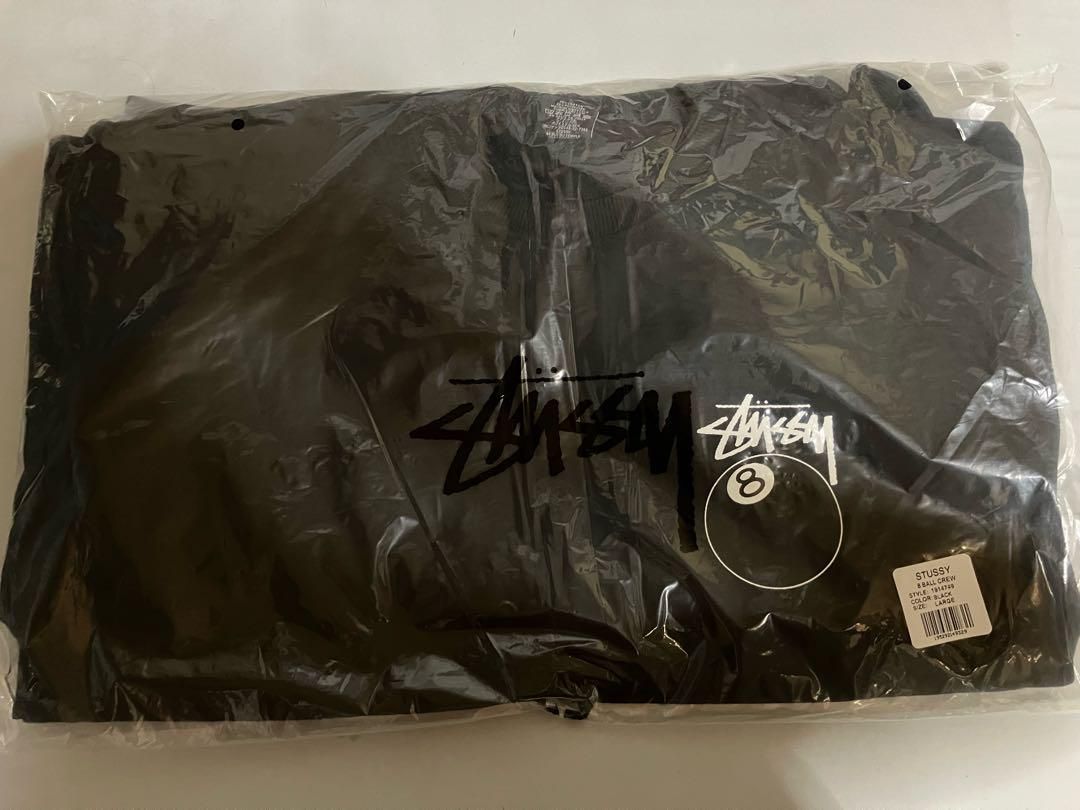 新品】stussy スウェット サイズM 8ボール ブラック - メルカリ