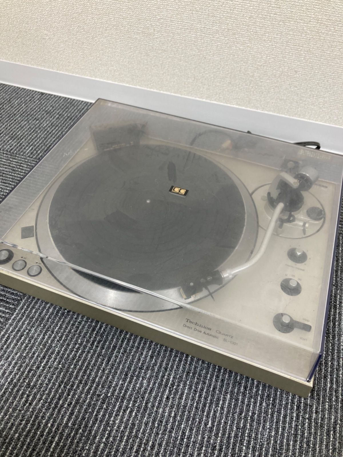 電源コード切れ】【ジャンク品】Technics SL-1301 レコードプレーヤー 