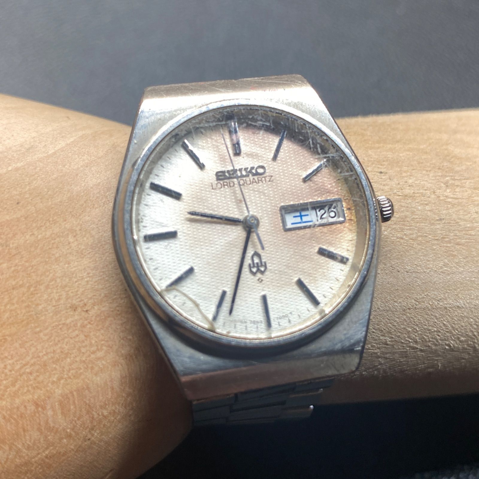 セイコー SEIKO LORD 7853-7010 デイデイト クォーツ メンズ ロード