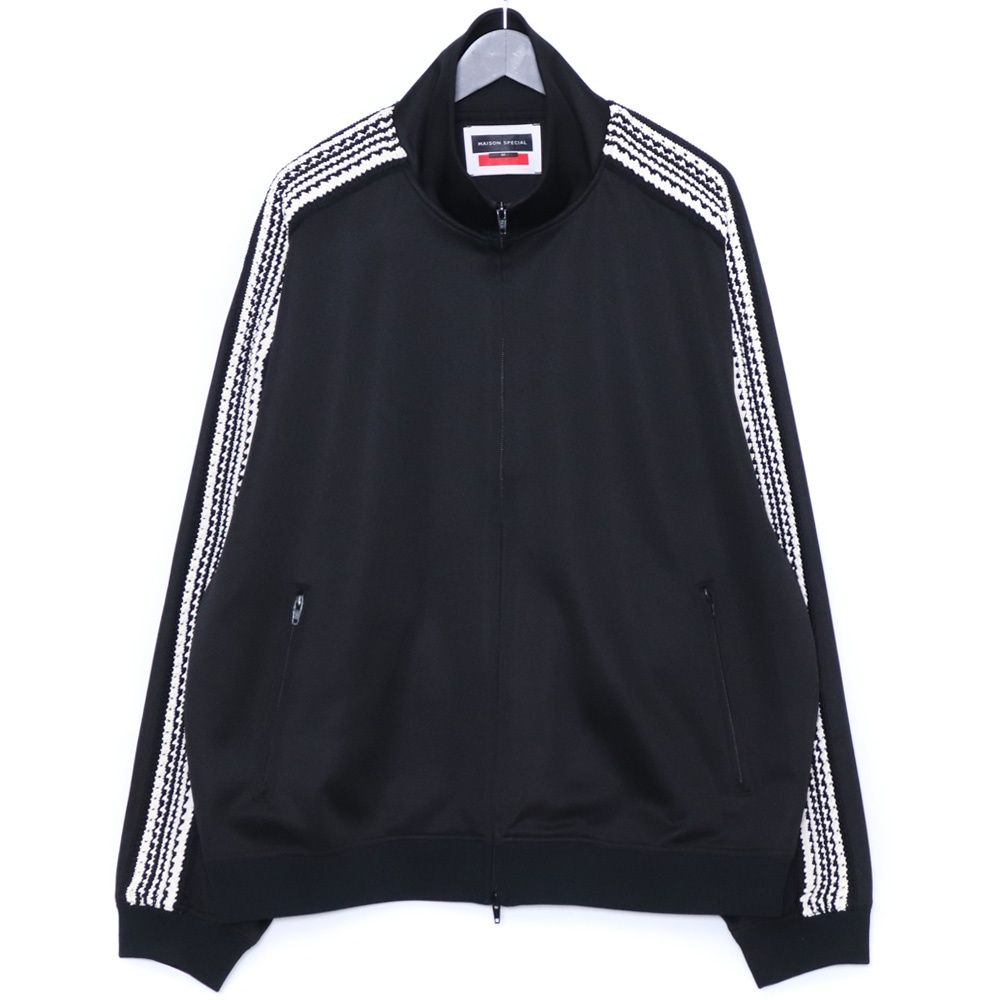 MAISON SPECIAL Prime-Over Crochet Line Track Jacket サイズ1