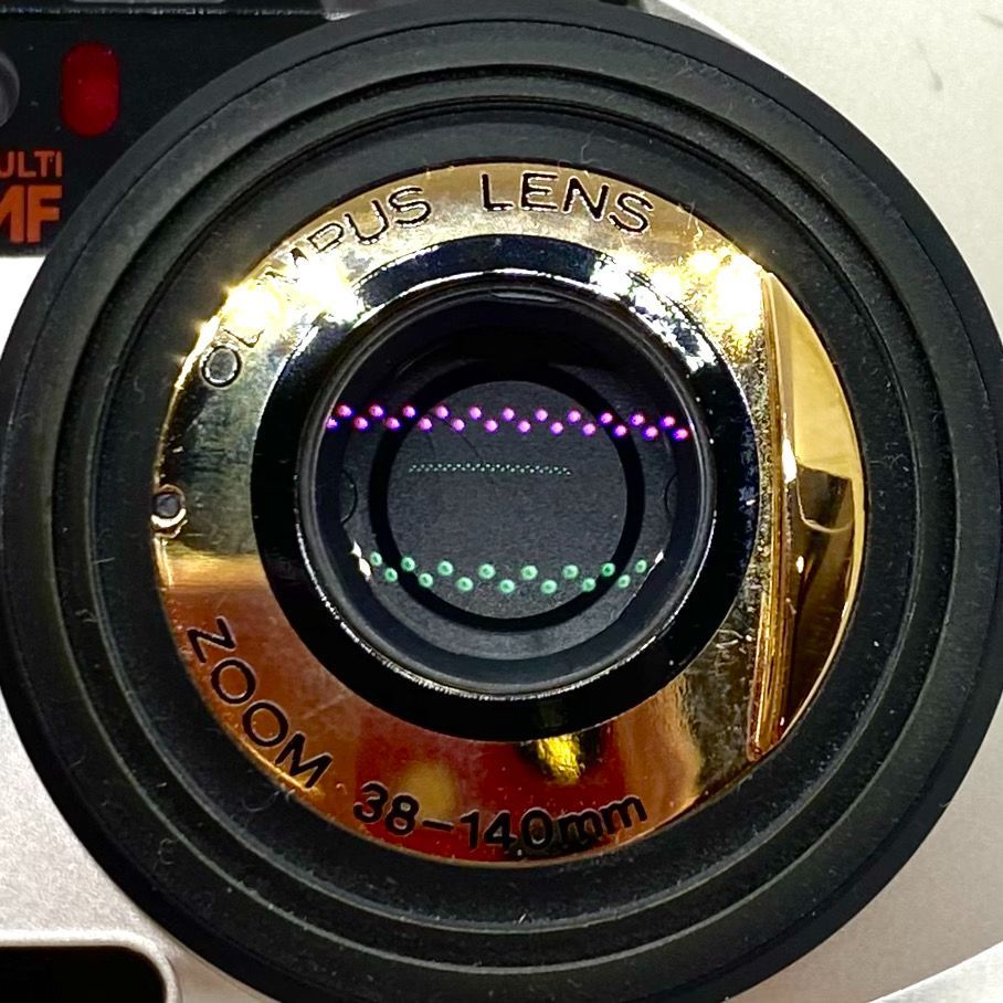 動作良好♪ OLYMPUS μ[mju:] ZOOM 140 DELUXE リモコン付 フィルムカメラ