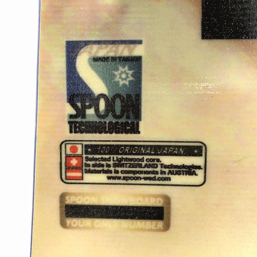 メンズ スノーボード SPOON current 153cm ビンディング ミレニアムスリー 収納ケース付き ● WHITEMONARCHHOTEL_COM