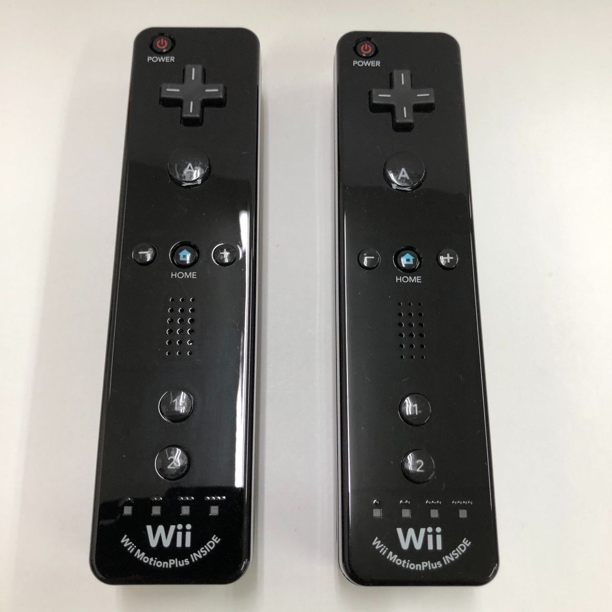 動作確認済】Wiiリモコン プラス クロ 2個セット ニンテンドー 任天堂
