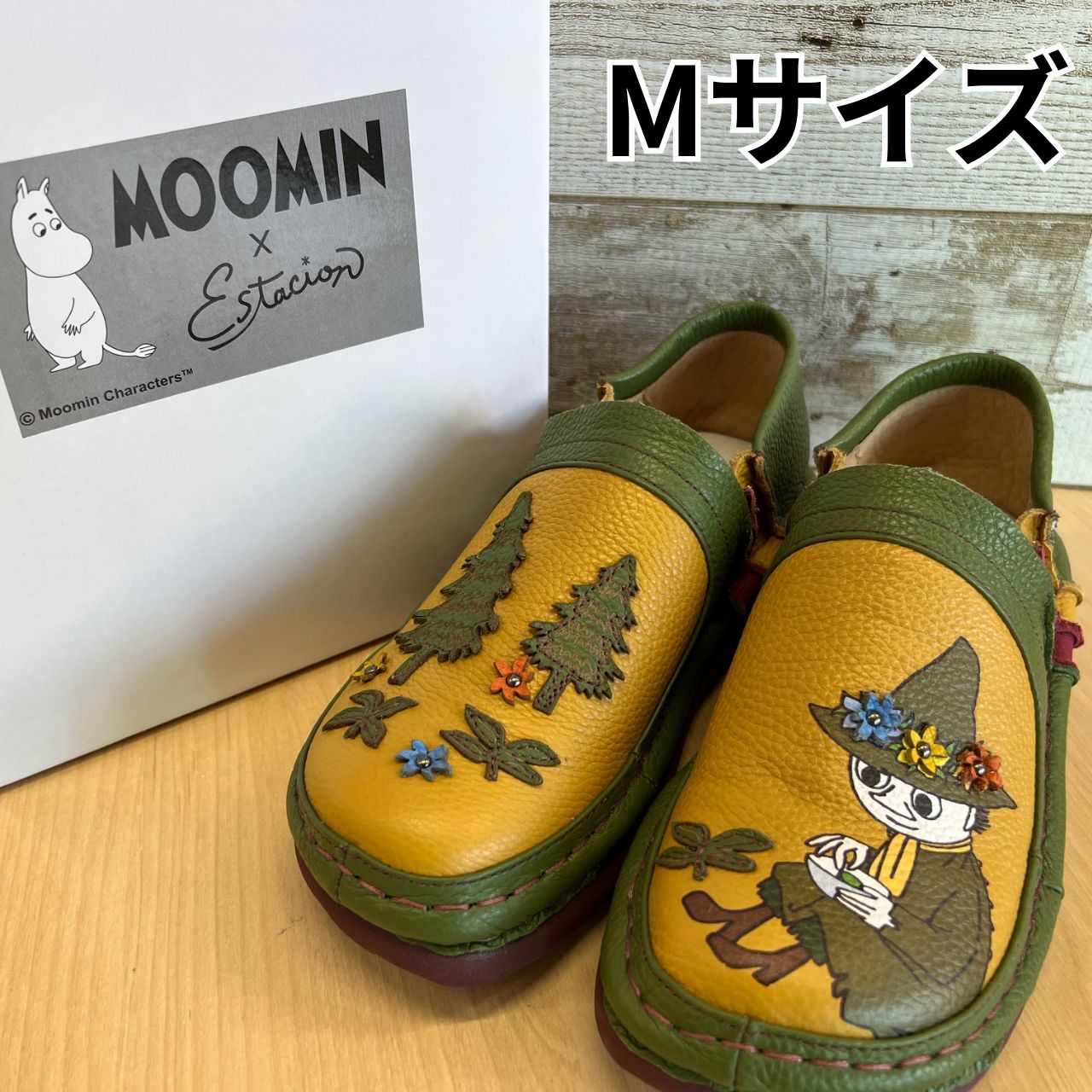 MOOMIN×Estacion エスタシオン ムーミン スナフキン スリッポン 