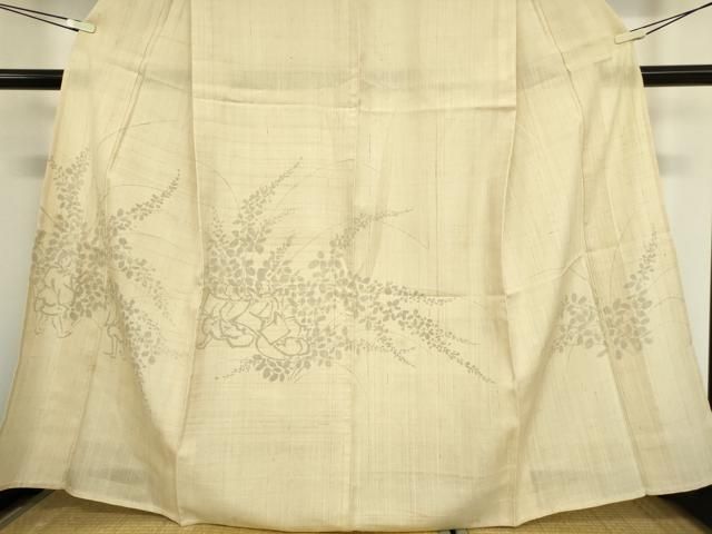 平和屋着物＊夏物 紗紬 吉祥文 正絹 逸品 CAAU8808gh