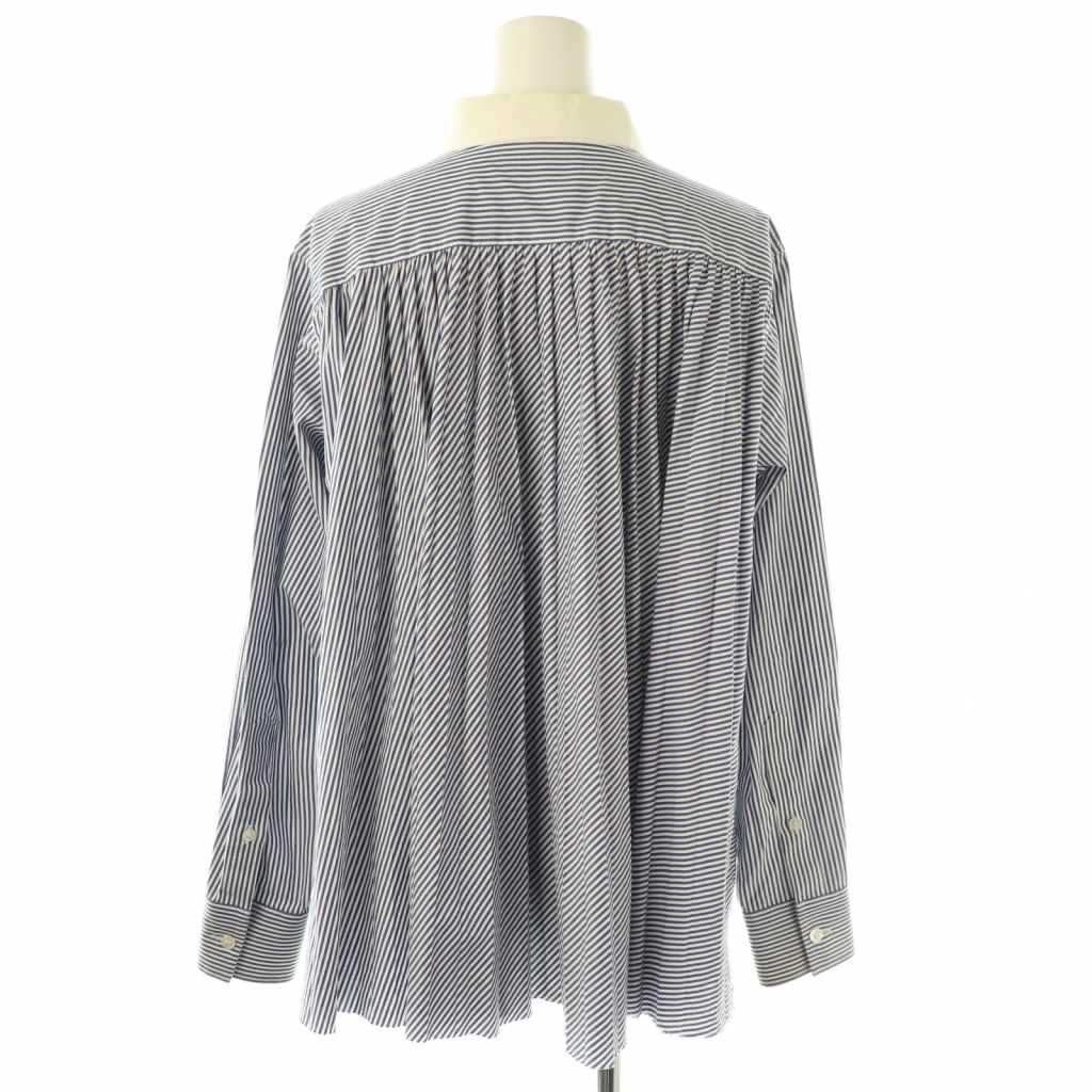 サカイラック sacai luck ストライプ柄シャツ クレリック 長袖 2