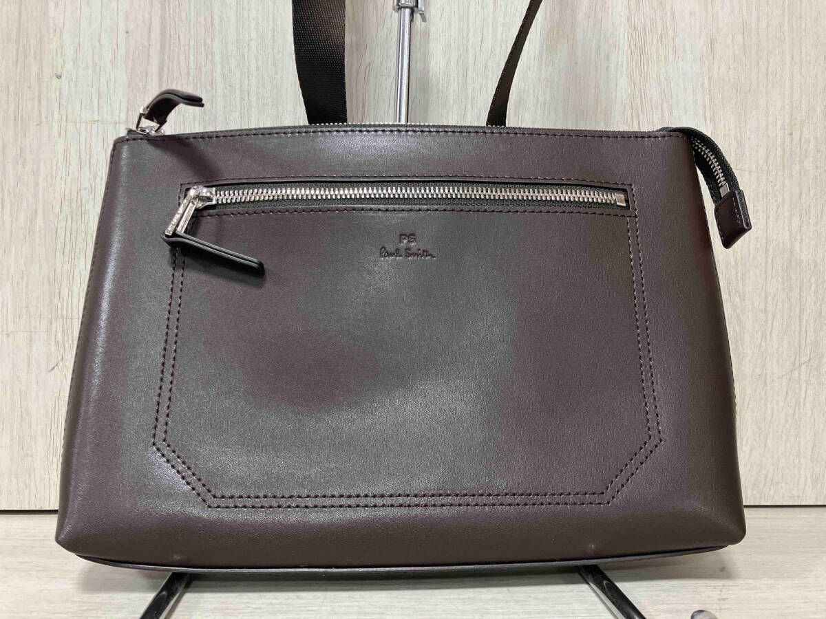Paul Smith／ポールスミス／ショルダーバッグ／ブラウン／レザー Paul 