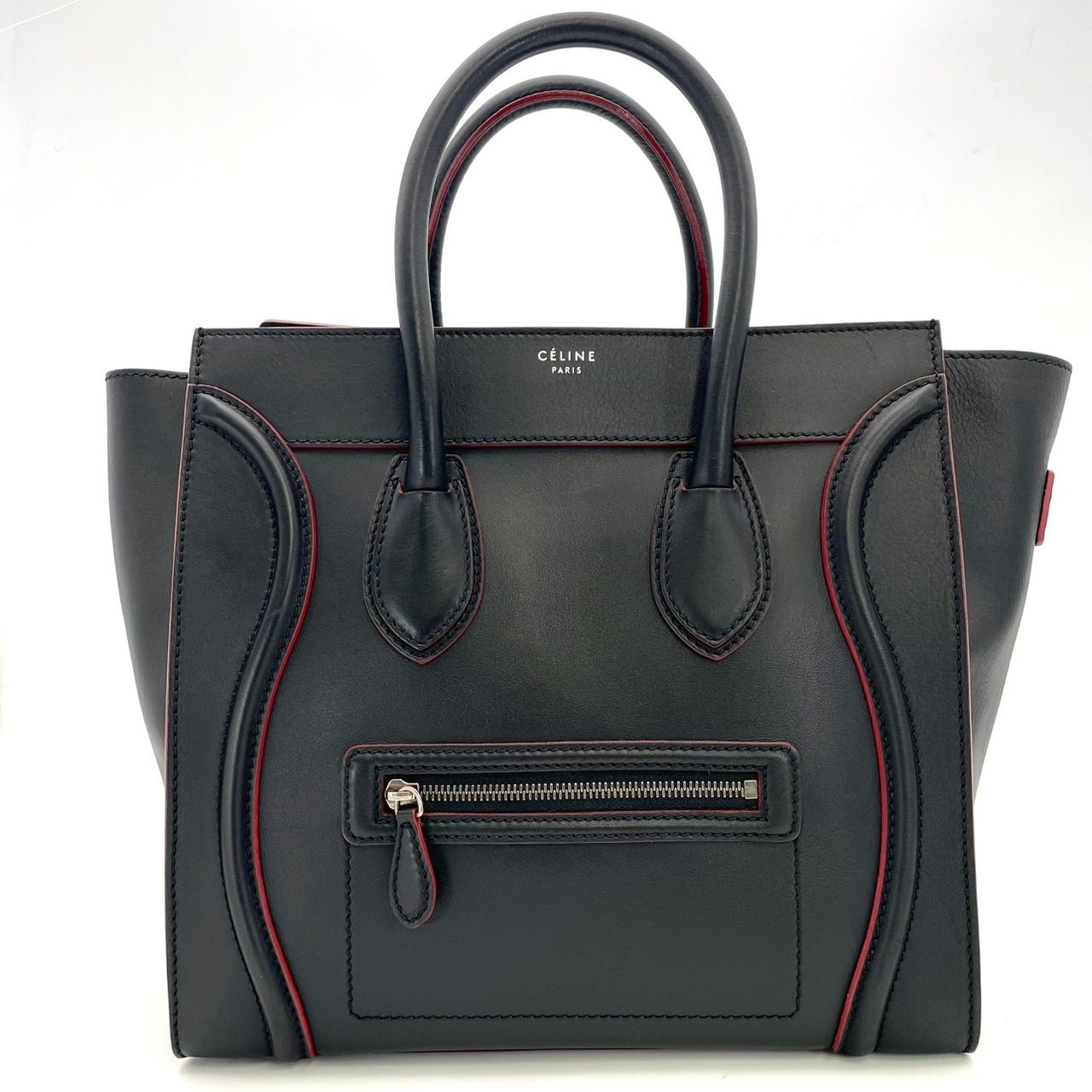 セリーヌ CELINE ラゲージ ミニショッパー ハンドバッグ 黒