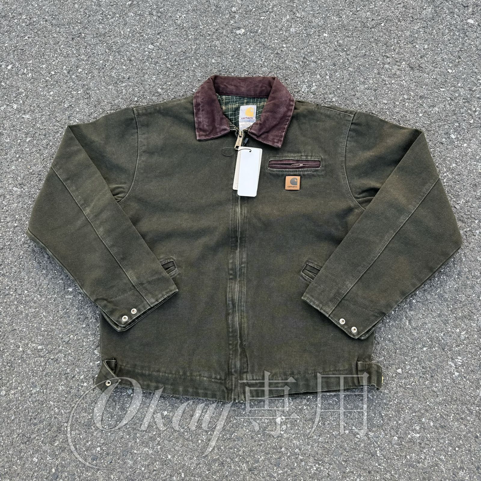 美品CARHARTT WIP J97 カーハート DETROIT JACKET デトロイト ジャケット コート ジャケット メンズ カジュアル  おしゃれ コットン グレー カーキ グリーン - メルカリ