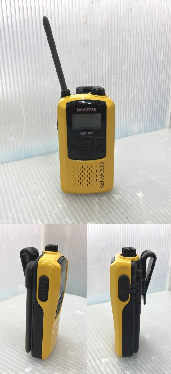 ◇【中古】KENWOOD UBZ-LS20 特定小電力トランシーバー デミトス