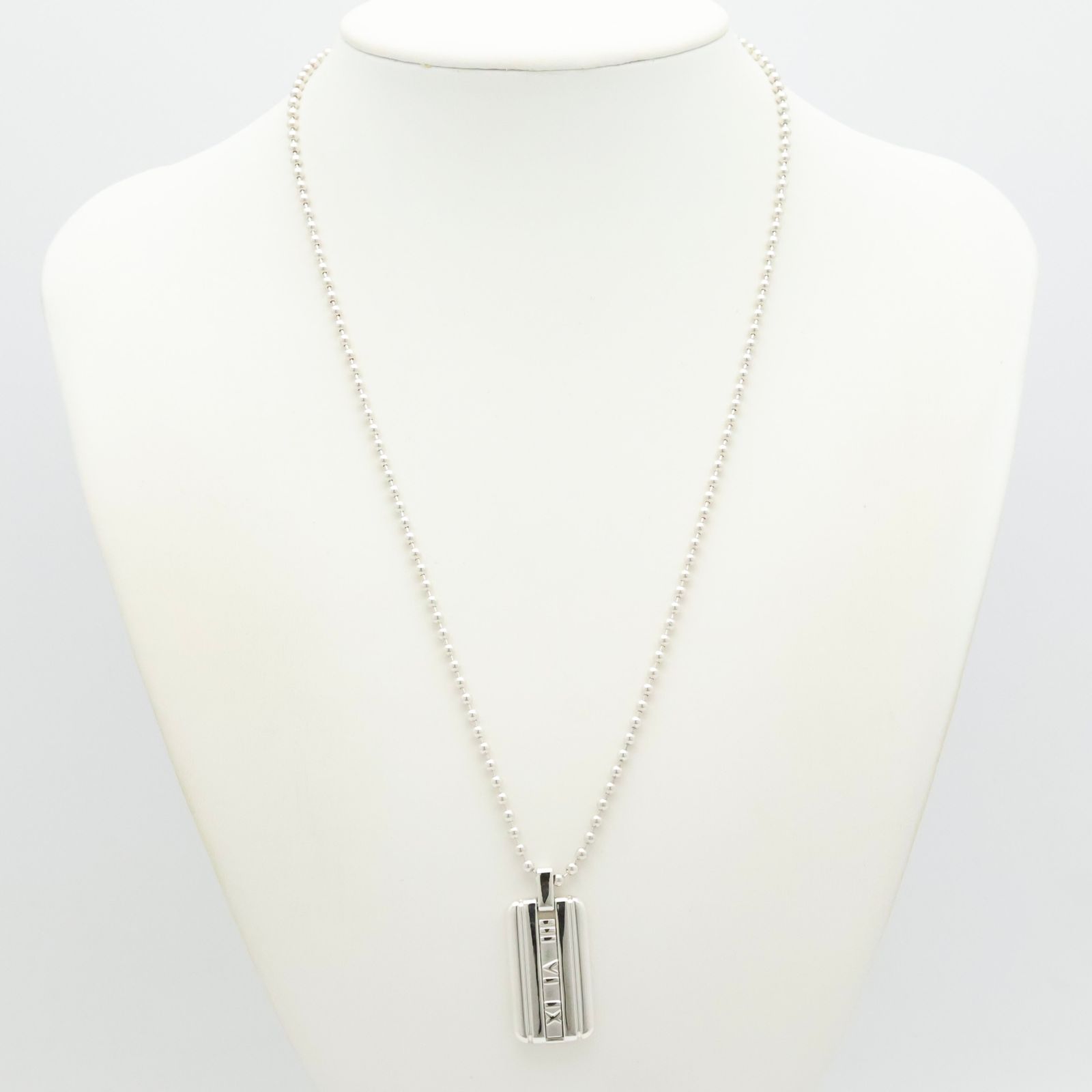 TIFFANY&CO.アトラスドックタグボールチェーンネックレス本日迄最終価格。 TIFFANY ティファニー ボールチェーンネックレス ドッグタグ