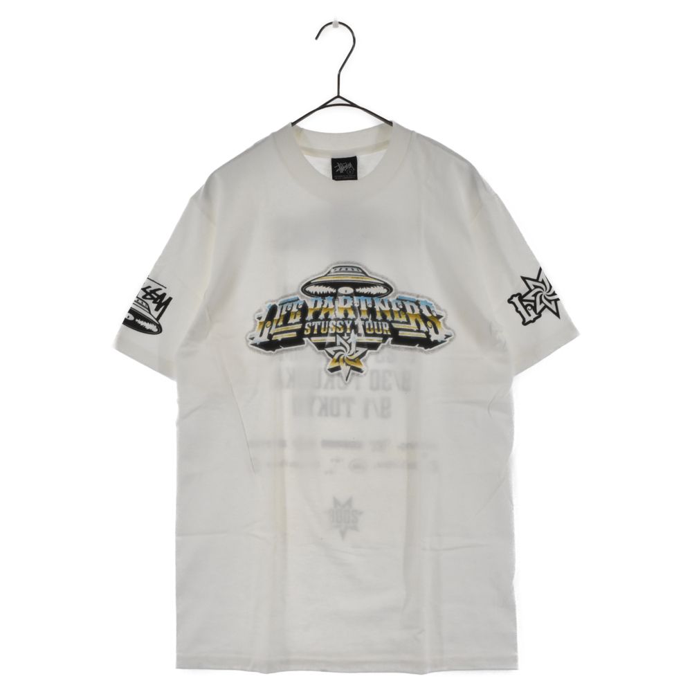 STUSSY (ステューシー) 06年製 LIFE PARTNERS TOUR ライフパートナーズ ツアー半袖Tシャツ デッドストック OLD  STUSSY オールドステューシー ホワイト - メルカリ