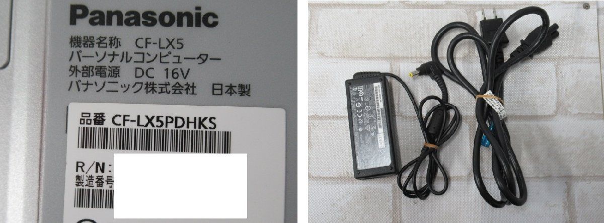 Ω 新DCN1 1709m 保証有 Panasonic Let's note CF-LX5 CF-LX5PDHKS【 Win10 Pro /  i5-6300U / 4.00GB / HDD:320GB 】累積使用時間930時間