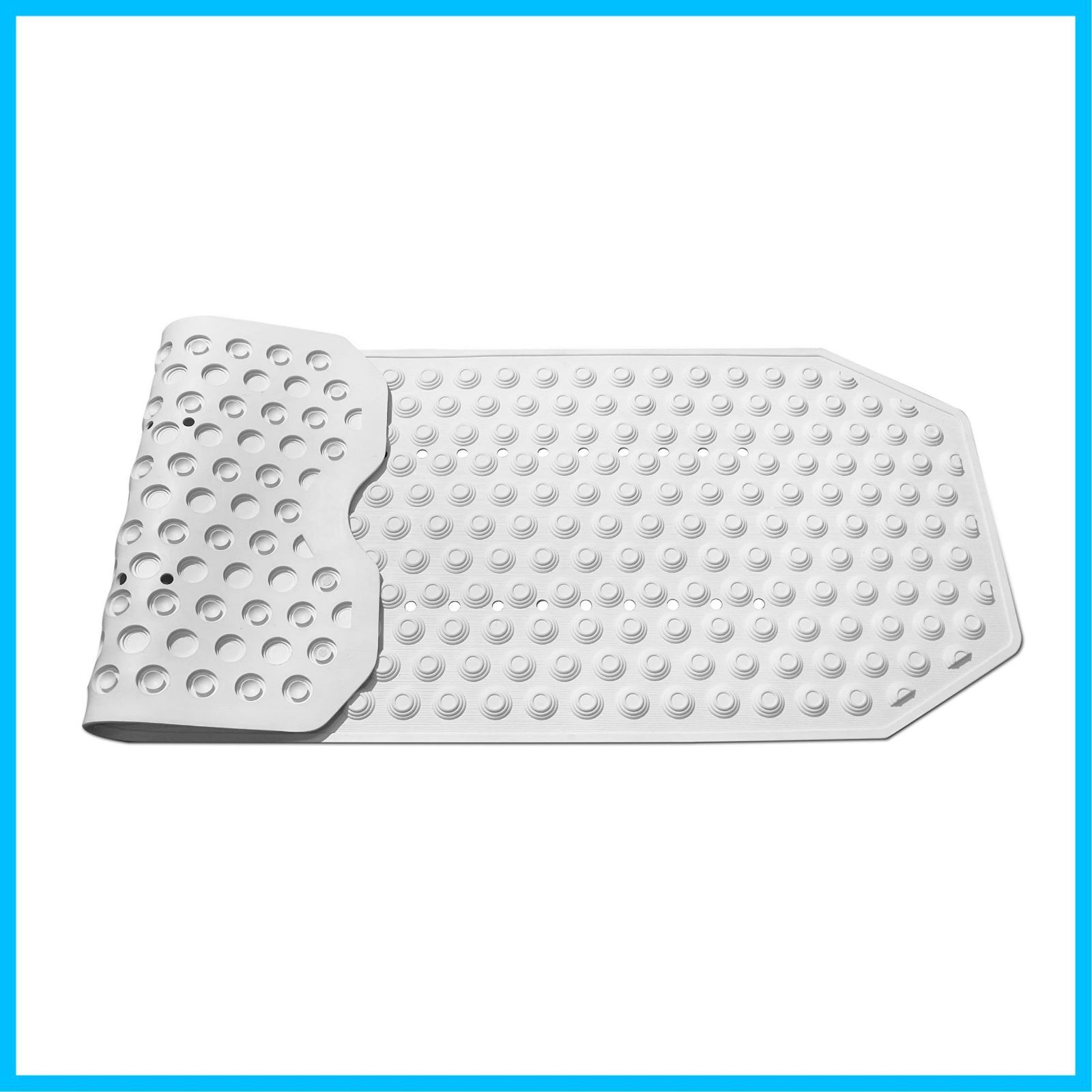 人気商品 滑り止め バスマット 浴槽用 104x40センチ バスマット 大判 バスマット - 洗える シャワーマット ノンスリッ バスルームマット KMINA ウェットエリア用 BPAフリー 天然ゴム100% ヨーロッパ製