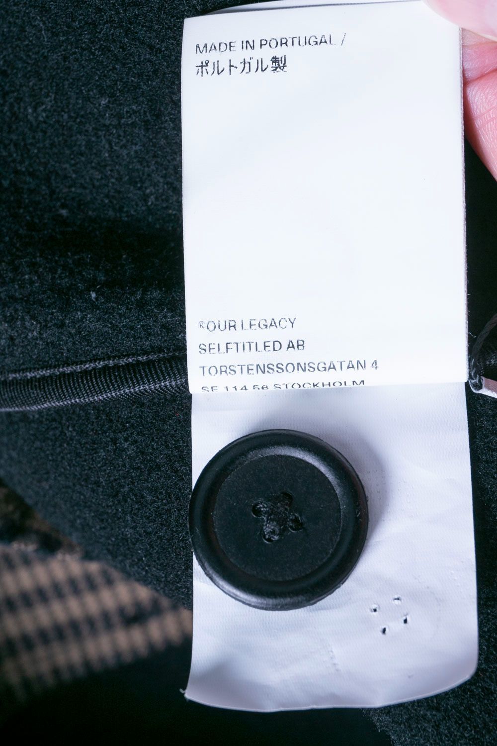 OUR LEGACY アワーレガシー ダッフルコートFLIGHT DUFFEL HEAVY