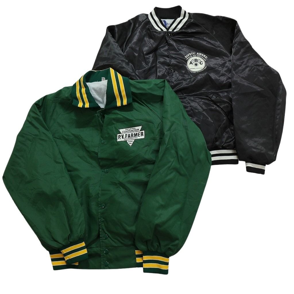 M&XXL ナイロン スタジャン ジャケット  まとめ売り 仕入れ セット売り 古着卸 まとめ売り ナイロンスタジャン ジャケット 7枚セット