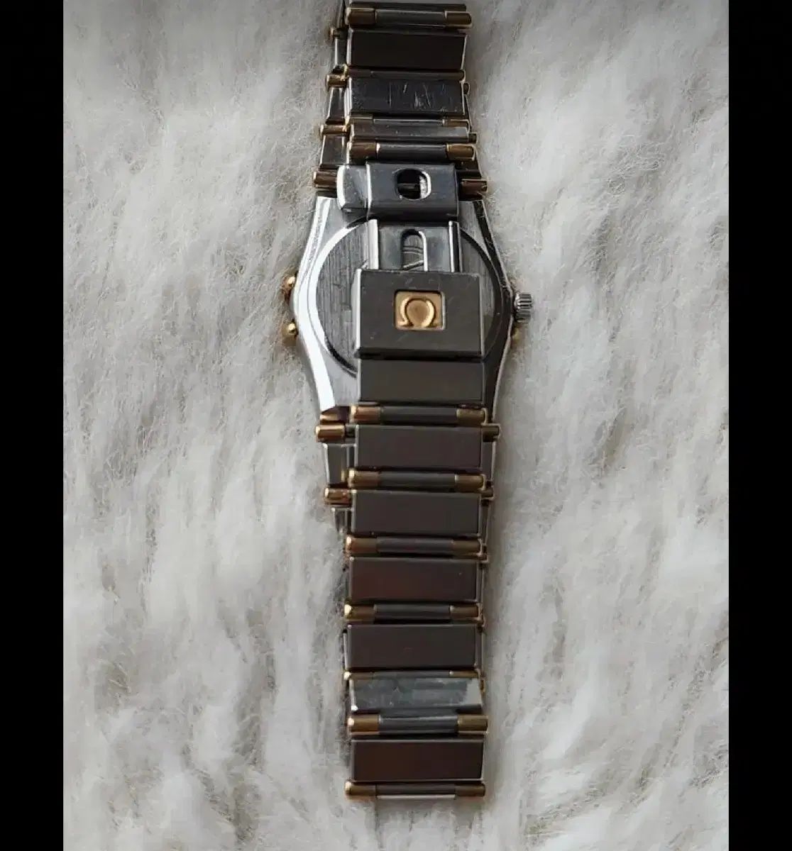 194 OMEGA オメガ コンスティルズ 18 K 女性 ハーフバー ブレスレット 2 氏族長