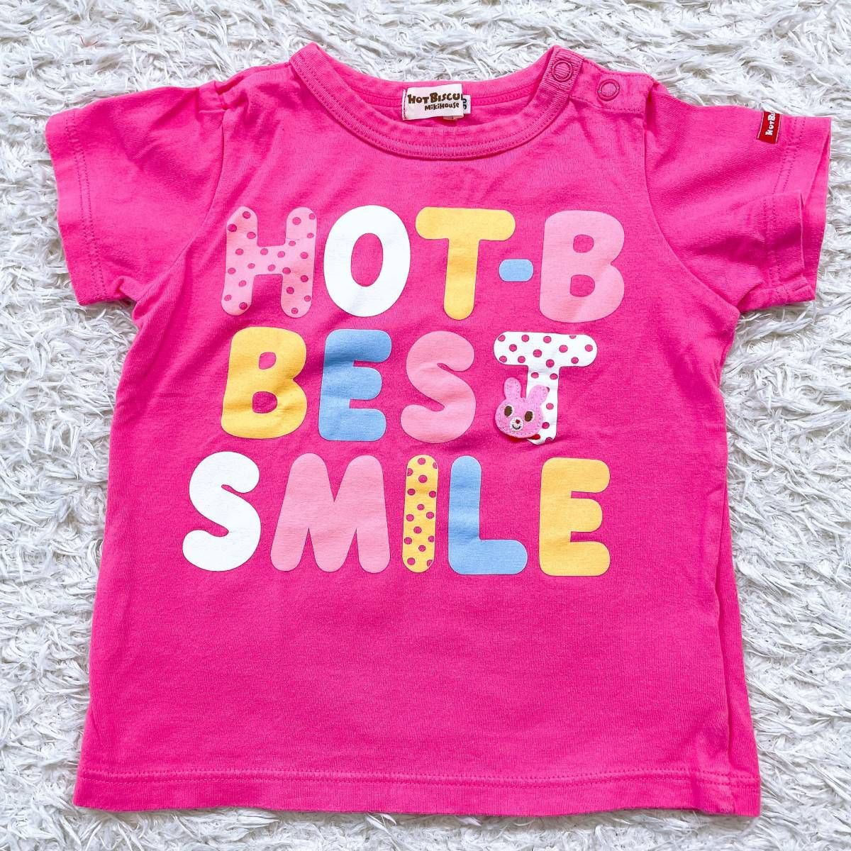 キッズ90 MIKI HOUSE トップス ピンク B品 訳あり品 半袖Tシャツ T 