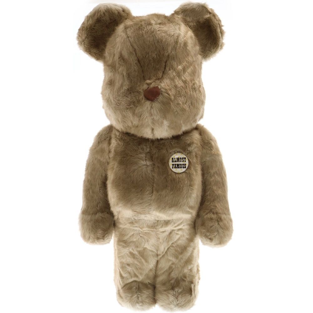 MEDICOM TOY メディコムトイ BE RBRICK FUJIWARA HIROSHI WORLD WIDE TOUR 1000% ベアブリック 藤原ヒロシ ファー ワールドワイドツアー フィギュア 人形 ブラウン